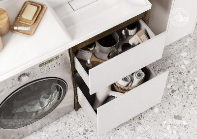 Тумба под раковину AQUATON Лондри 60 Дуб Кантри без фасада 1A266901LHDY0 фото в интернет-магазине Русалия