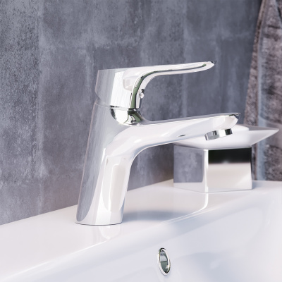 770210001 Jupiter, смеситель для умывальника, хром фото в интернет-магазине Русалия