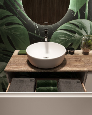 Зеркало овальное ECLIPSE SMART 50х122 A64150 с ореольной подсветкой Cersanit фото в интернет-магазине Русалия