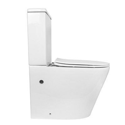 BOND F03-00 Унитаз напольный безободковый с сиденьем микролифт фото в интернет-магазине Русалия