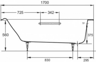 Чугунная ванна JACOB DELAFON PARALLEL E2947 170х70 фото в интернет-магазине Русалия Чугунная ванна JACOB DELAFON PARALLEL E2947 170х70 фото в интернет-магазине Русалия