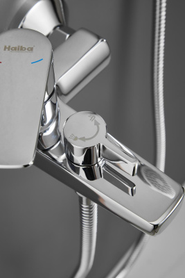 Смеситель для ванны HAIBA цвет: хром (HB60719) фото в интернет-магазине Русалия