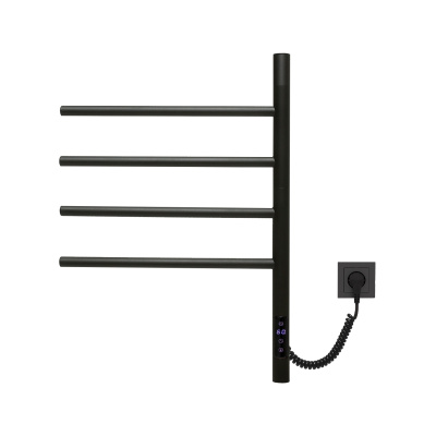 Полотенцесушитель электрический Vincea VTD-1S1CBE 43x60, черный, таймер фото в интернет-магазине Русалия