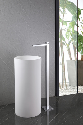 Смеситель ABBER Daheim AF8241 напольный для раковины, хром фото в интернет-магазине Русалия