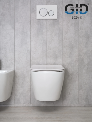 Унитаз подвесной Gid Tr2198 61107Y белый 49x36x35.5 фото в интернет-магазине Русалия