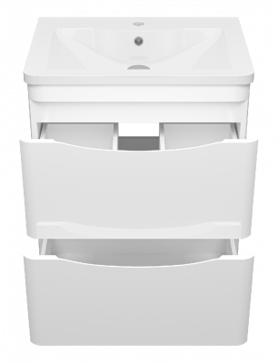Тумба Атлантик 60 подвесная с раковиной Misty Атлантик 60 Misty фото в интернет-магазине Русалия