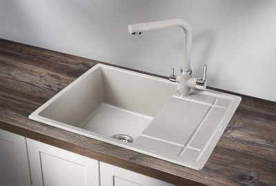 Кухонная мойка GRANULA (6501, БАЗАЛЬТ) фото в интернет-магазине Русалия