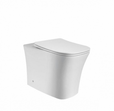 Унитаз MARMOLADA F приставной безободковый Ceruttispa CT8906 (555х365х410) фото в интернет-магазине Русалия