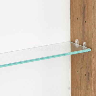 Зеркальный шкаф AQUATON Сканди 70 белый, дуб рустикальный 1A252202SDZ90 фото в интернет-магазине Русалия