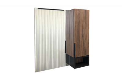 COMFORTY. Зеркало-шкаф "Штутгарт-75" дуб тёмно-коричневый фото в интернет-магазине Русалия