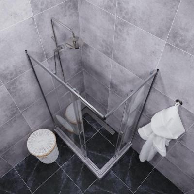 Душевой уголок "Вента-Хром" 120х90, прямоуг (1 место) Щ0000074409 Triton фото в интернет-магазине Русалия