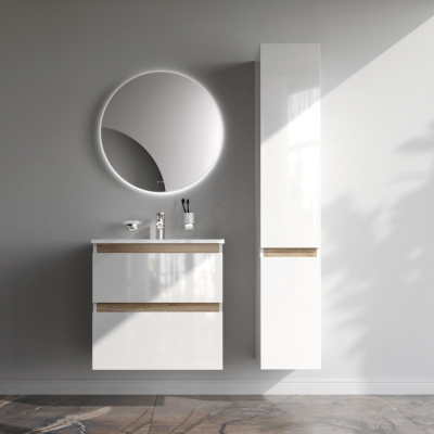 M85AFHX0652WG X-Joy, База под раковину, подвесная, 65 см, 2 ящика, белый глянец Am.Pm фото в интернет-магазине Русалия