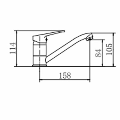 Смеситель для кухни FASHUN (A4513) фото в интернет-магазине Русалия