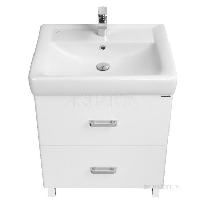 Тумба под раковину AQUATON Америна 70 Н белый 1A169301AM010 фото в интернет-магазине Русалия