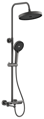 Душевая система BELZ оружейная сталь (B25713-3) фото в интернет-магазине Русалия