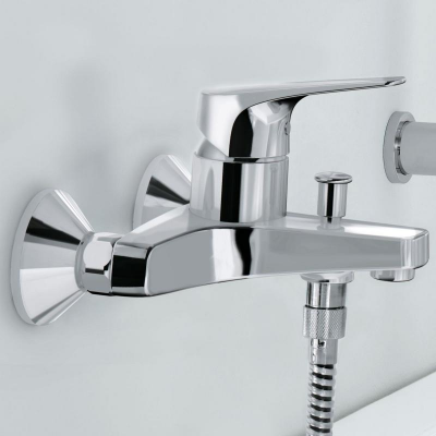 Смеситель для ванны BauFlow 23756000 Grohe фото в интернет-магазине Русалия
