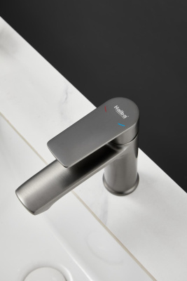 Смеситель для раковины HAIBA цвет: оружейная сталь (HB10719-3) фото в интернет-магазине Русалия