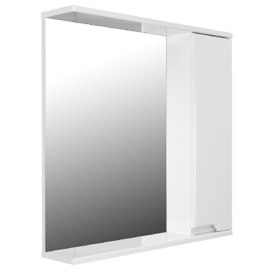 Зеркало-шкаф Loranto Палермо 700х150х700 правый, белый (CS00090465) фото в интернет-магазине Русалия