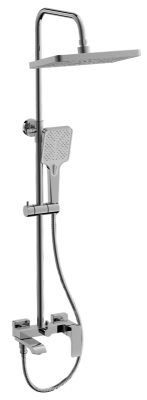 Душевая система BELZ хром (B24507) фото в интернет-магазине Русалия