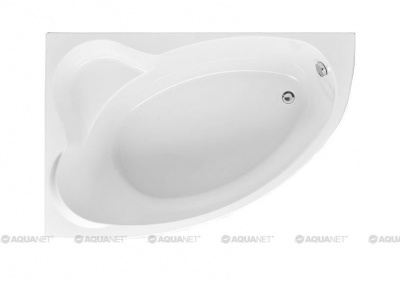 Ванна акриловая асимметричная Mayorca 150x100 Aquanet