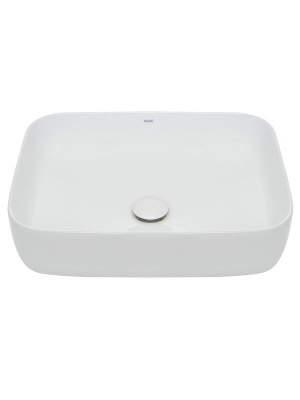 AQM5010 Раковина накладная прямоугольная. 500x390x140 фото в интернет-магазине Русалия