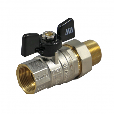 Кран шаровый с американкой 1/2" НР-ВР Millennium фото в интернет-магазине Русалия