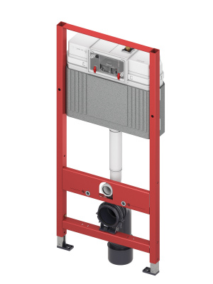 Комплект 4 в 1 инсталляция для подвесного унитаза с черной клавишей 9400414 TECE фото в интернет-магазине Русалия