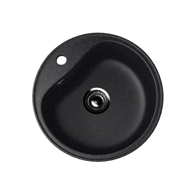 Кухонная мойка Ulgran U-100-308, черный фото в интернет-магазине Русалия