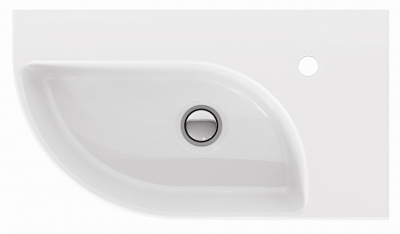 Умывальник угловой Cameo 45 S-UM-CAM45/1-w правая Cersanit фото в интернет-магазине Русалия