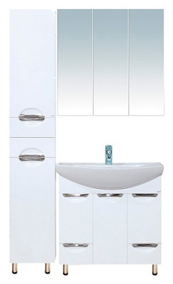 Шкаф - пенал Лаванда 35 левый Э-Лав05035-011Л Misty фото в интернет-магазине Русалия