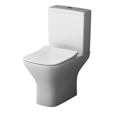 C908601SC Gem унитаз-компакт  без ободка с сиденьем микролифт Am.Pm фото в интернет-магазине Русалия