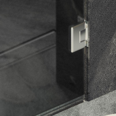 Душевая дверь на петлях 1950*905 Стекло 8 мм Графит матовый, фурнитура - хром MGD-528-4 MaybahGlass фото в интернет-магазине Русалия