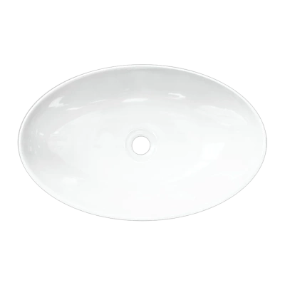 Раковина накладная овальная Ringo Slim 53 RNGSLWB01S Sanita Luxe фото в интернет-магазине Русалия