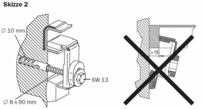 Настенные анкеры для ванн BATH MASTER SAFETY BM-03-01-K фото в интернет-магазине Русалия