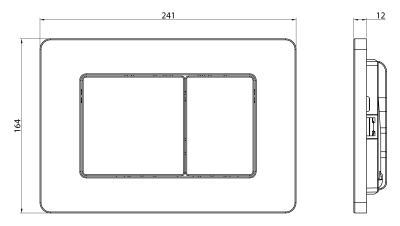 Клавиша для инсталляции CHARUS TM FP.310.GSS.05 фото в интернет-магазине Русалия