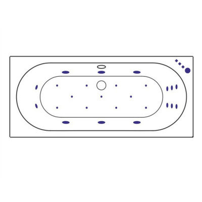 Гидромассажная ванна EXCELLENT Oceana 180x80 "ULTRA" (бронза) WAEX.OCE18.ULTRA.BR фото в интернет-магазине Русалия