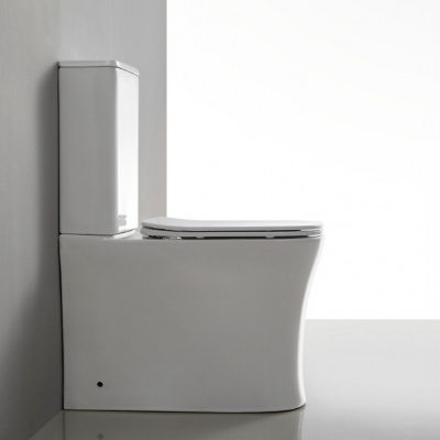 Унитаз 1219A с сиденьем микролифт Ceramalux фото в интернет-магазине Русалия