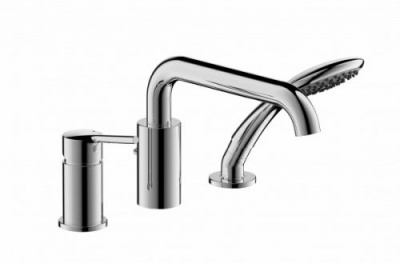 Встраиваемый смеситель на борт ванны Angel F5172217CP-1-RUS Bravat фото в интернет-магазине Русалия