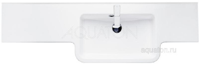 Раковина AQUATON Hotel B 151 правая белая 1A709531PI01P фото в интернет-магазине Русалия
