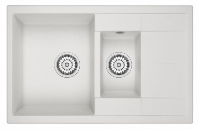 Кухонная мойка GRANULA (7802, АРКТИК) фото в интернет-магазине Русалия