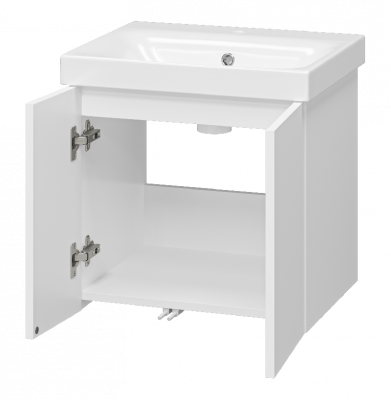 Тумба Лира 50 подвесная с раковиной Cersanit Moduo 50 Misty фото в интернет-магазине Русалия