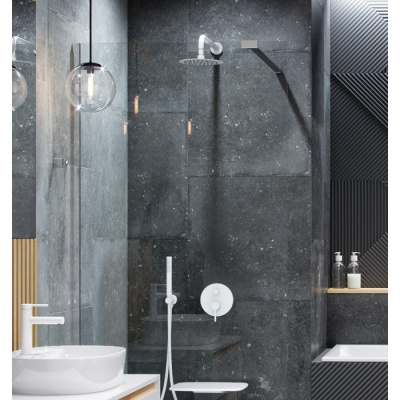 Система для душа скрытого монтажа EXCELLENT Pi AREX.SET.1245WH (белый мат) фото в интернет-магазине Русалия