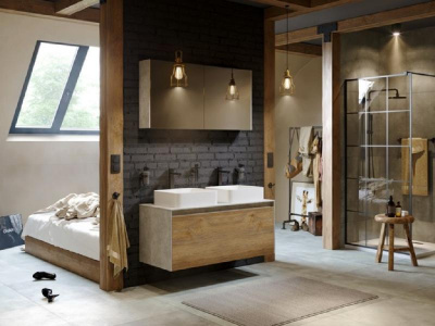 Зеркальный шкаф 120 см Mobi белый MOB0412+MOB0717W Aqwella фото в интернет-магазине Русалия