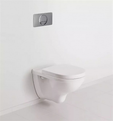 Унитаз подвесной безободковый O.Novo с сиденьем-микролифт 5660HR01 Villeroy&Boch фото в интернет-магазине Русалия