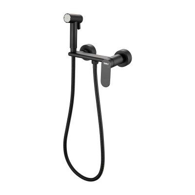 Гигиенический душ со смесителем Haiba черный (HB5516-7) фото в интернет-магазине Русалия