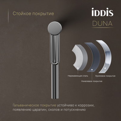 Смеситель для настольного умывальника IDDIS Duna глянцевый хром (DUNSB01i01) фото в интернет-магазине Русалия