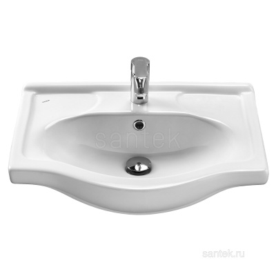 Раковина Santek Селигер 60 отверстие под смеситель 1WH110268 фото в интернет-магазине Русалия