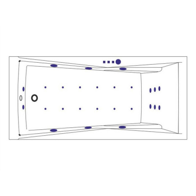 Гидромассажная ванна WHITECROSS Palace 170x75 "ULTRA" (бронза) WAEX.PAL17.ULTRA.BR фото в интернет-магазине Русалия