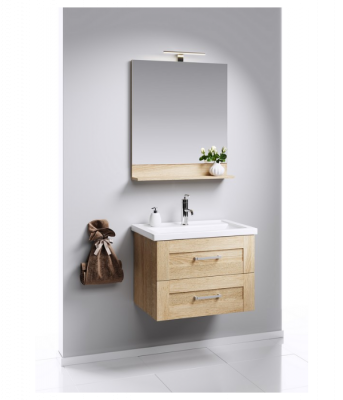 Зеркало 60 Foster дуб сонома FOS0206DS Aqwella фото в интернет-магазине Русалия