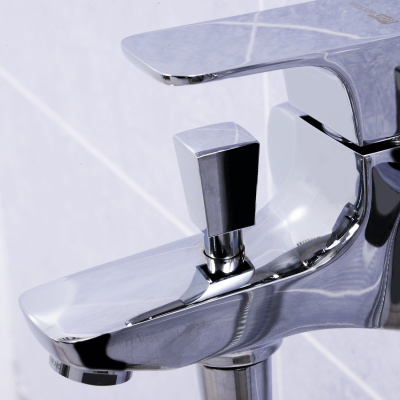 Salm 2701 Смеситель для ванны с коротким изливом Wasserkraft фото в интернет-магазине Русалия